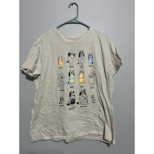 Juniors‎ Cream Bluey graphic T shirt XL